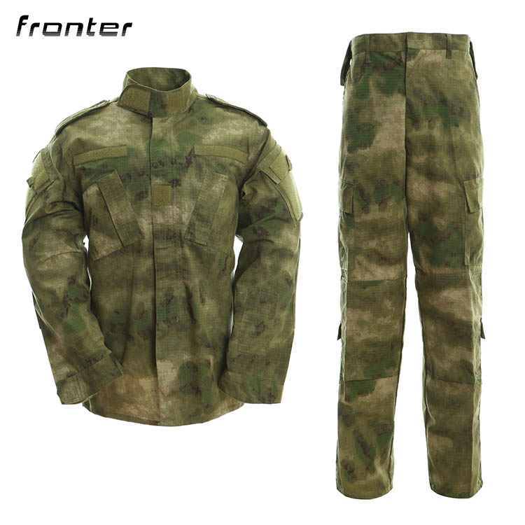 FG Camouflage Military Uniform with Velcro Fastener