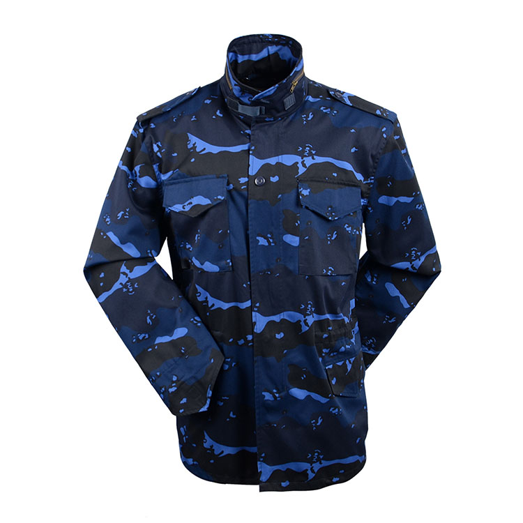 Four color ocean Nylon/Cotton M65 Jacket