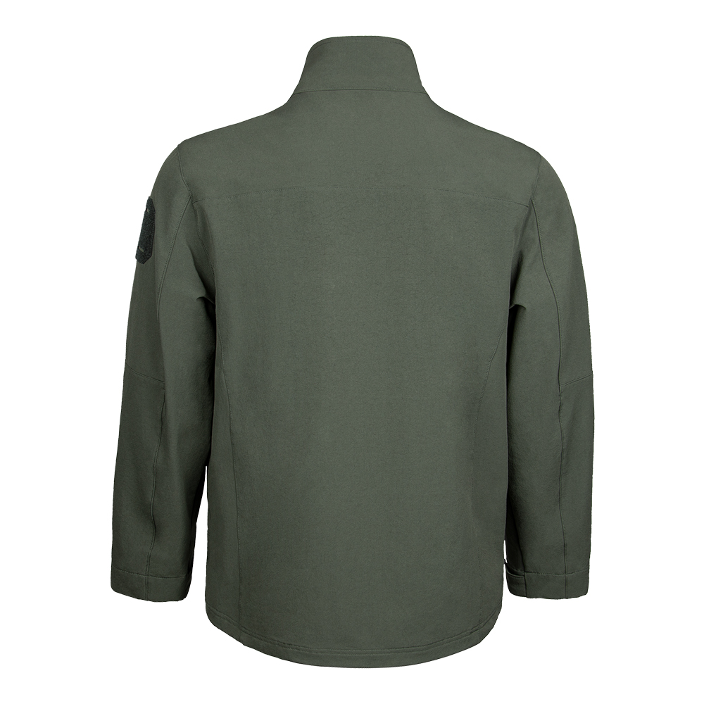 Gray Green Men's Stand Collar Military Jacket