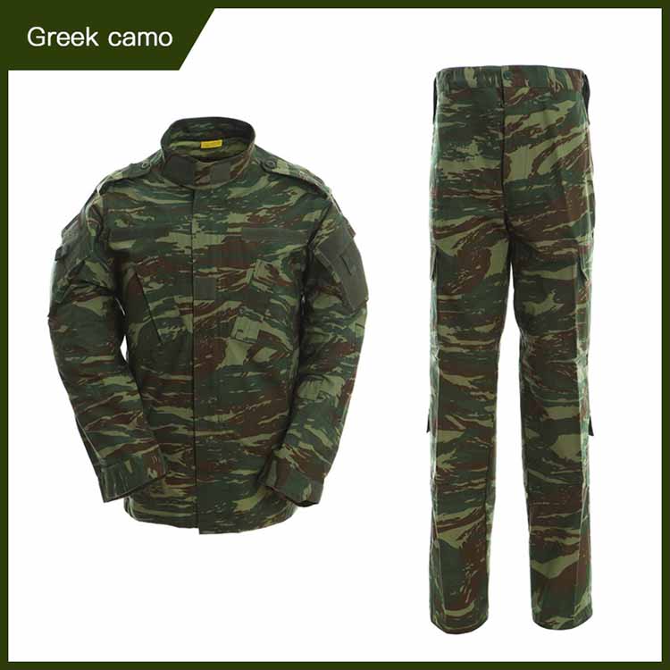 Гръцка камуфлажна армейска униформа