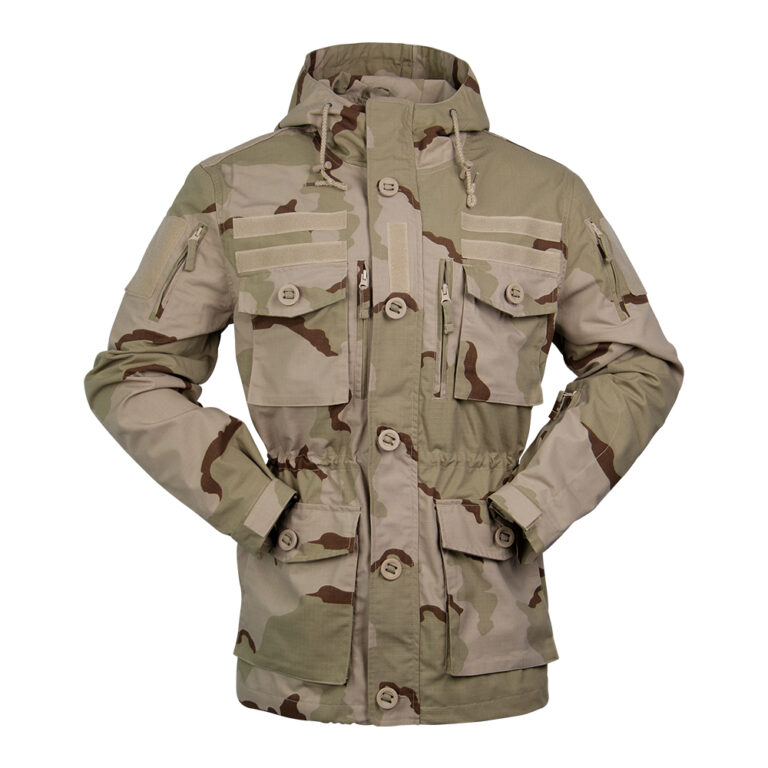 Hooded Tricolor Dezè Militè Jacket