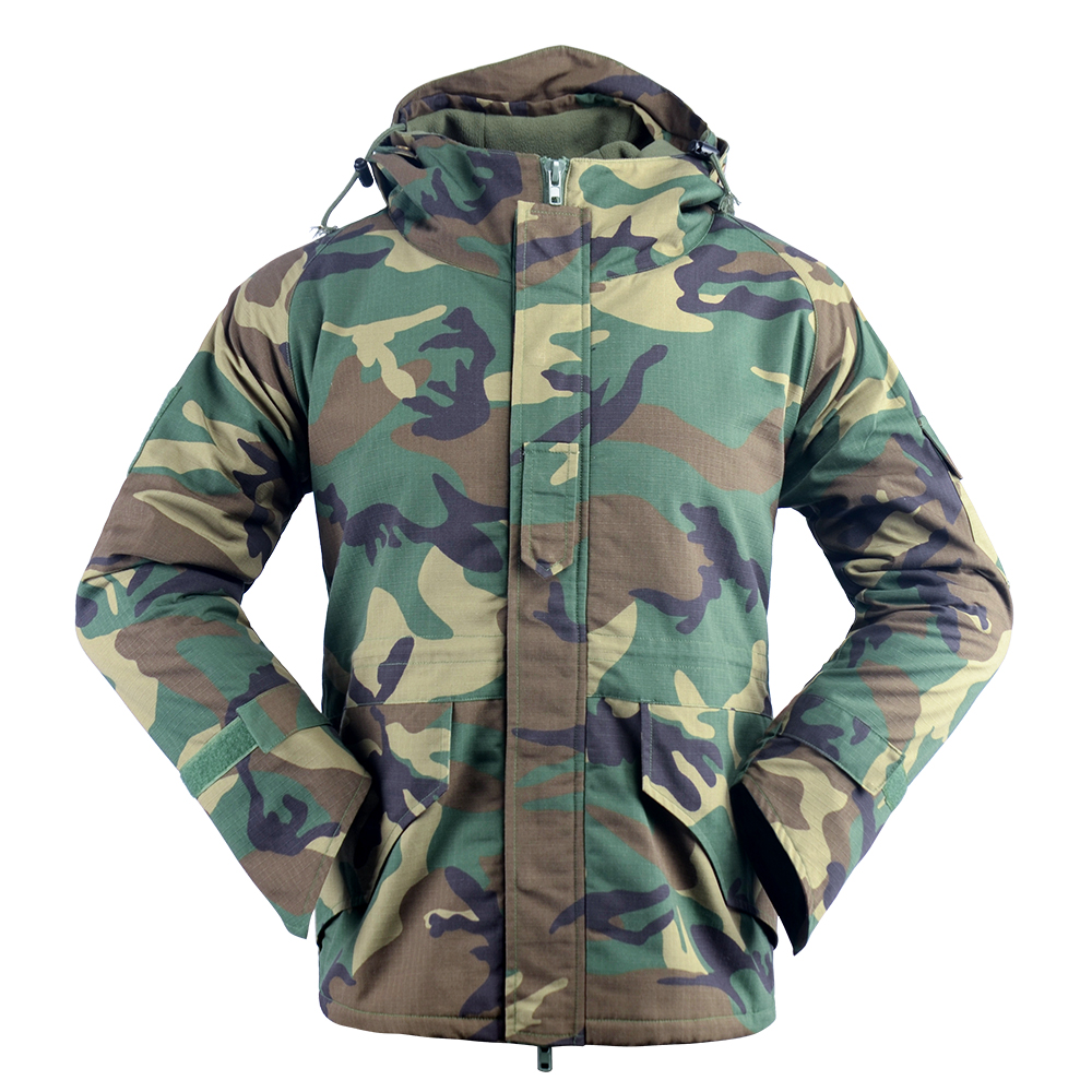 Double zipper Jungle Camouflage G8 Military Jackets