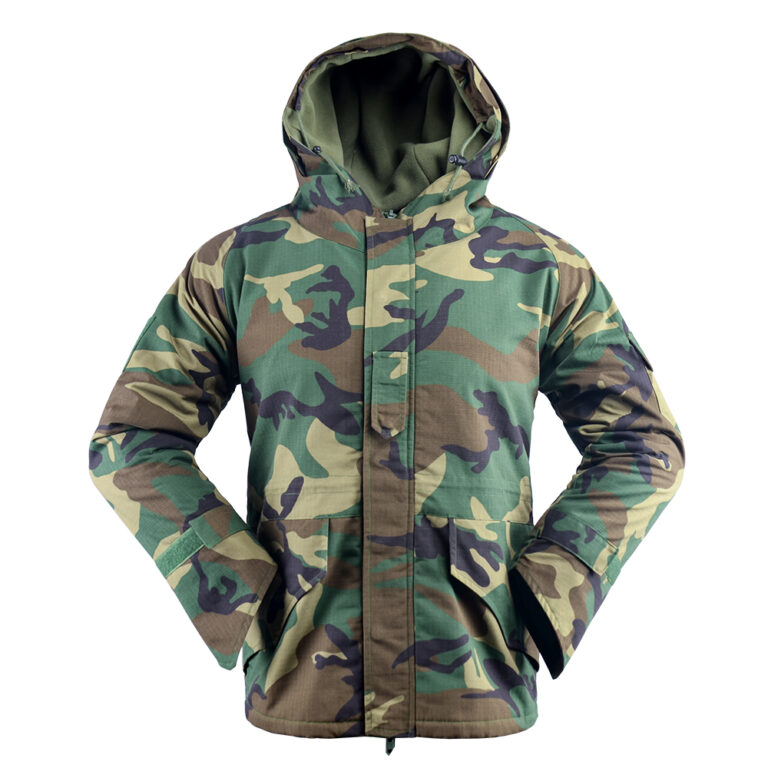 Double zipper Jungle Camouflage G8 Jackets Leşkerî