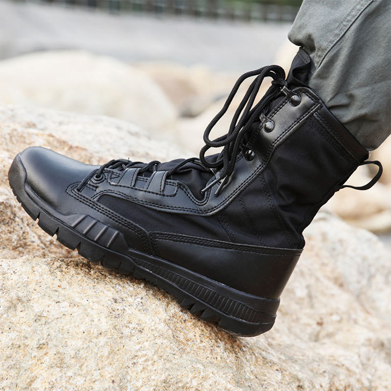Leather-Suede Tactical Boot