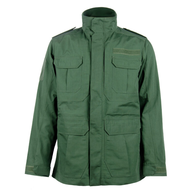 Jachetă militară de exterior verde olive