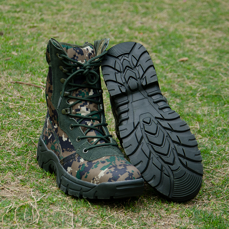 Pu Material Non-Slip Tactical Boot