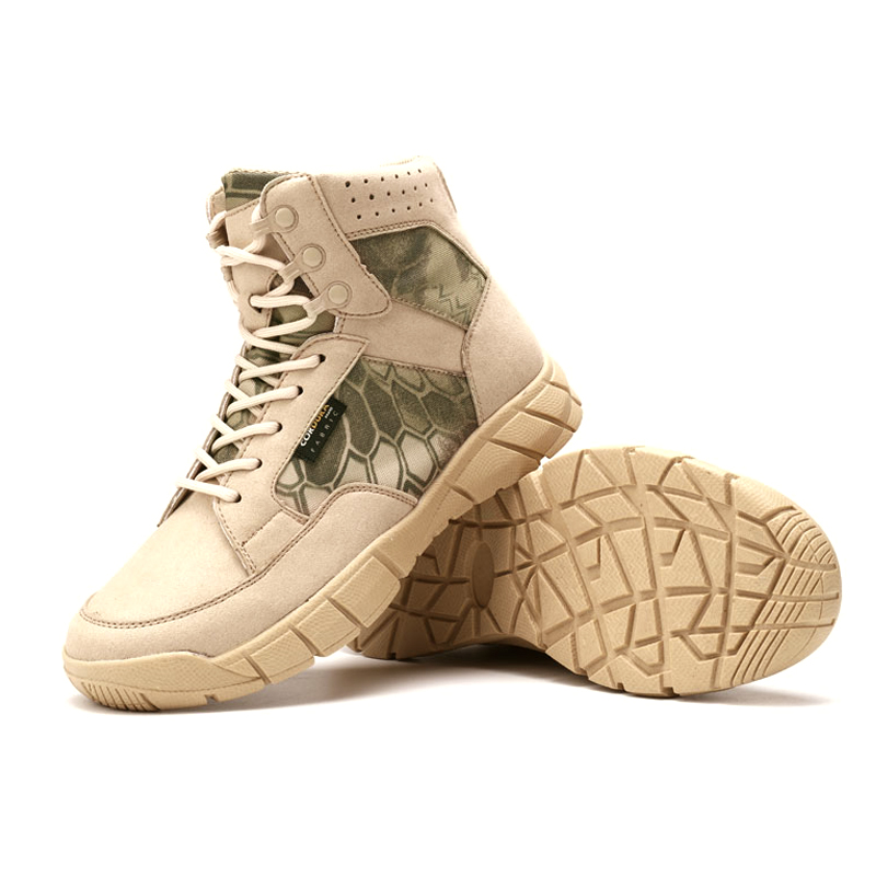 Python Pattern Camouflage Outdoor Combat Boot
