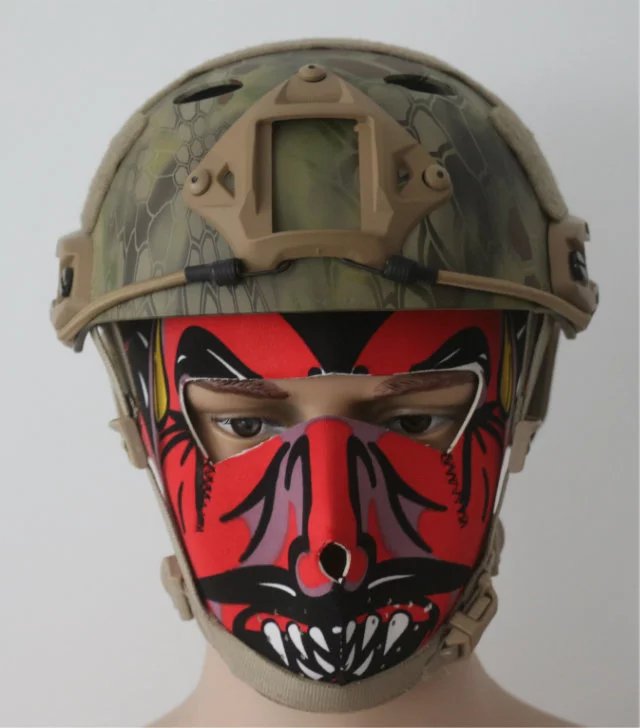 Tactical Helmet Full Face Protective Mask