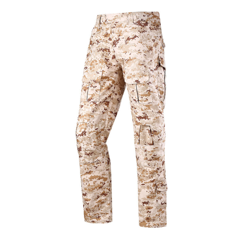 Pantalóns de combate de traxe de sapo de camuflaxe dixital do deserto
