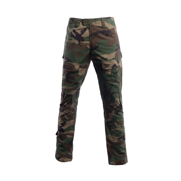 Pantalones de combate con traje de rana de camuflaje de la selva