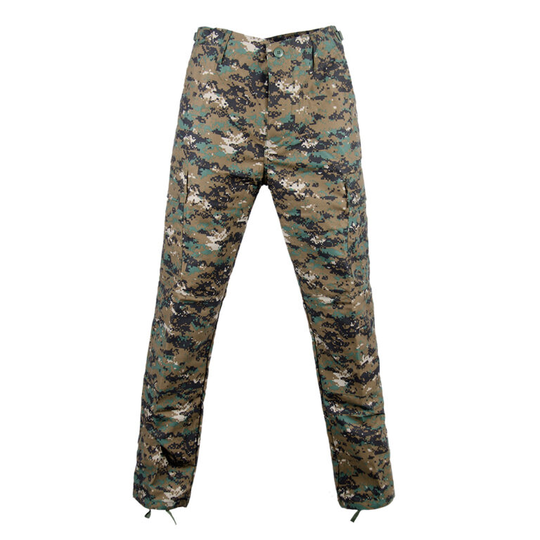 Woodland digitale camouflage militair uniform broek