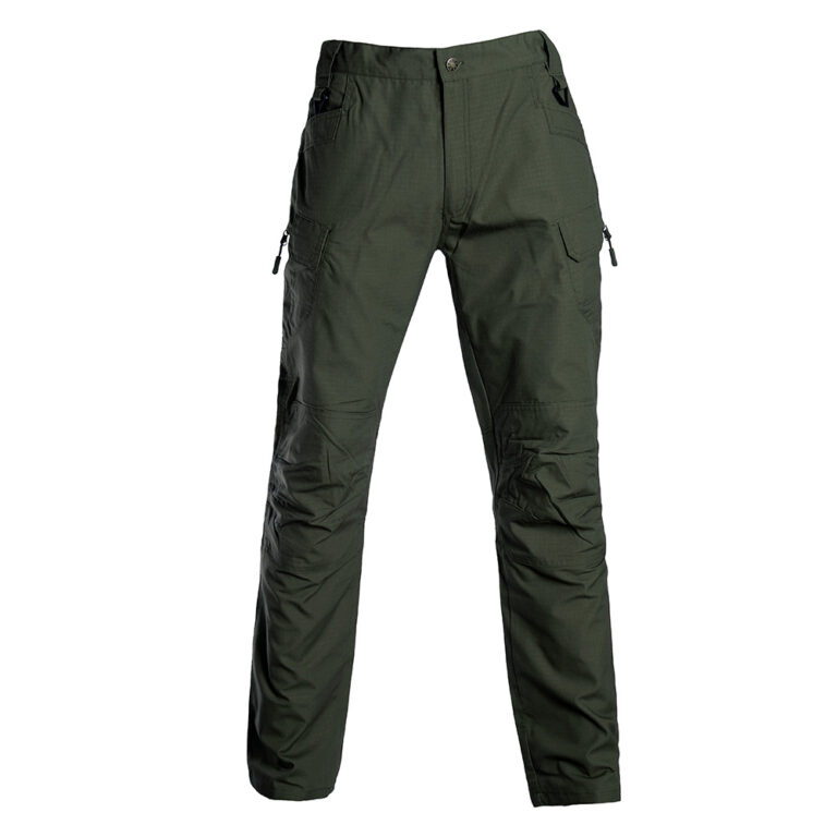 армейско-зеленые тактические брюки IX7