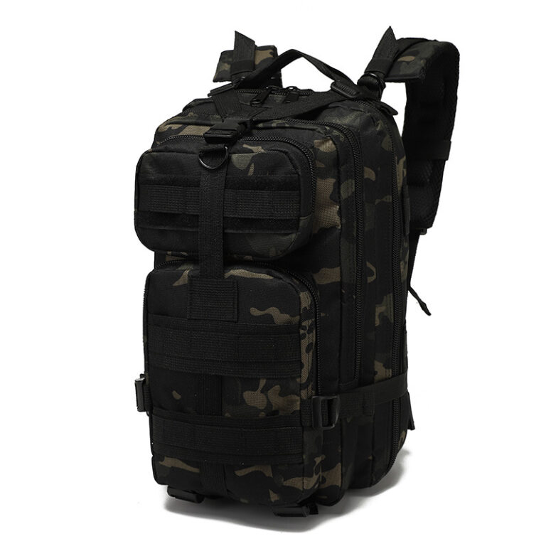 3P taktický batoh s dvojitými kapsami na zip