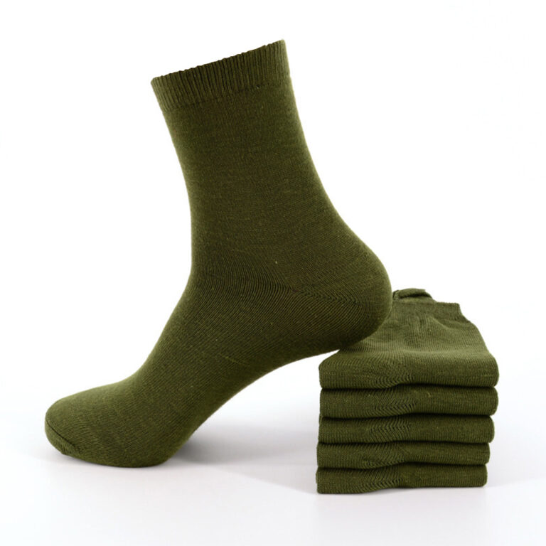 Zelené vojenské ponožky