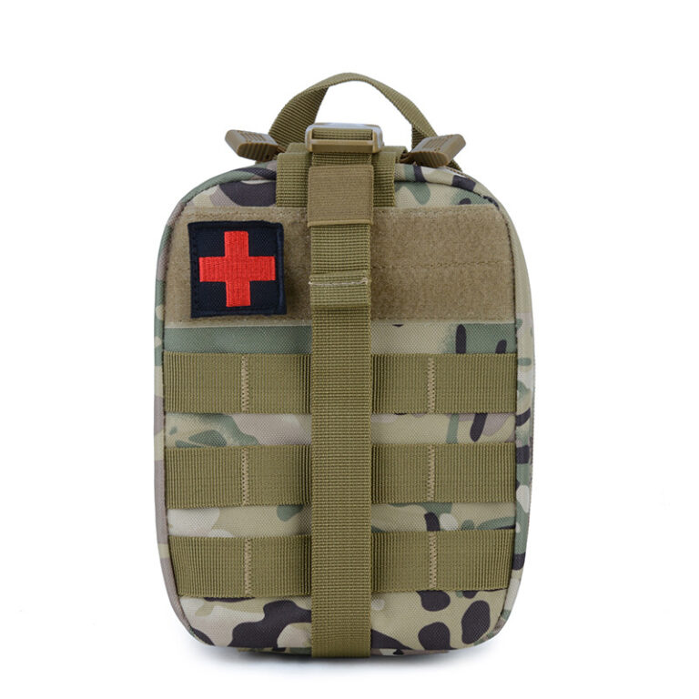 Kit d'emergenza di u focu di u campu di u campu | Rescue Survival & Camouflage First Aid Pack