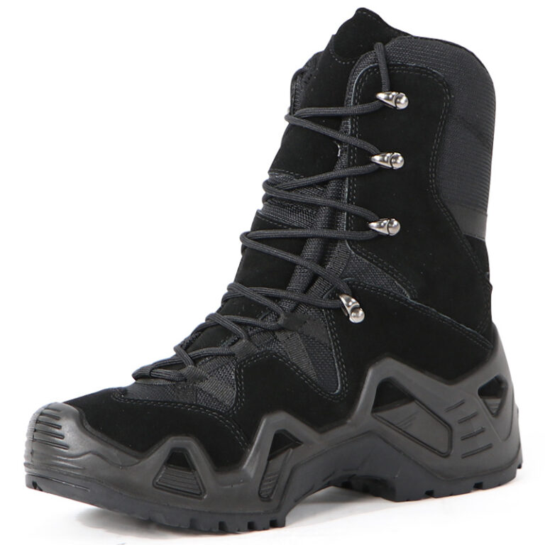 High-Quality Dark Combat Tactical Boots for Men