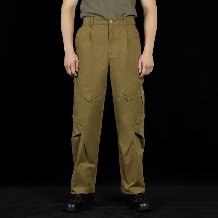 Cavalry Style Cargo Pants with Multiple Pockets