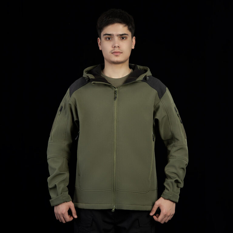 Outdoor Tactical Softshell Hooded Jacket