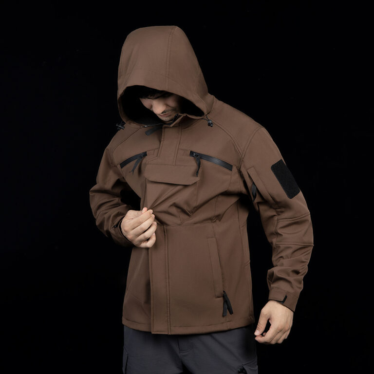 Urban Tactical Soft Shell Assault Jacket – Dark Khaki