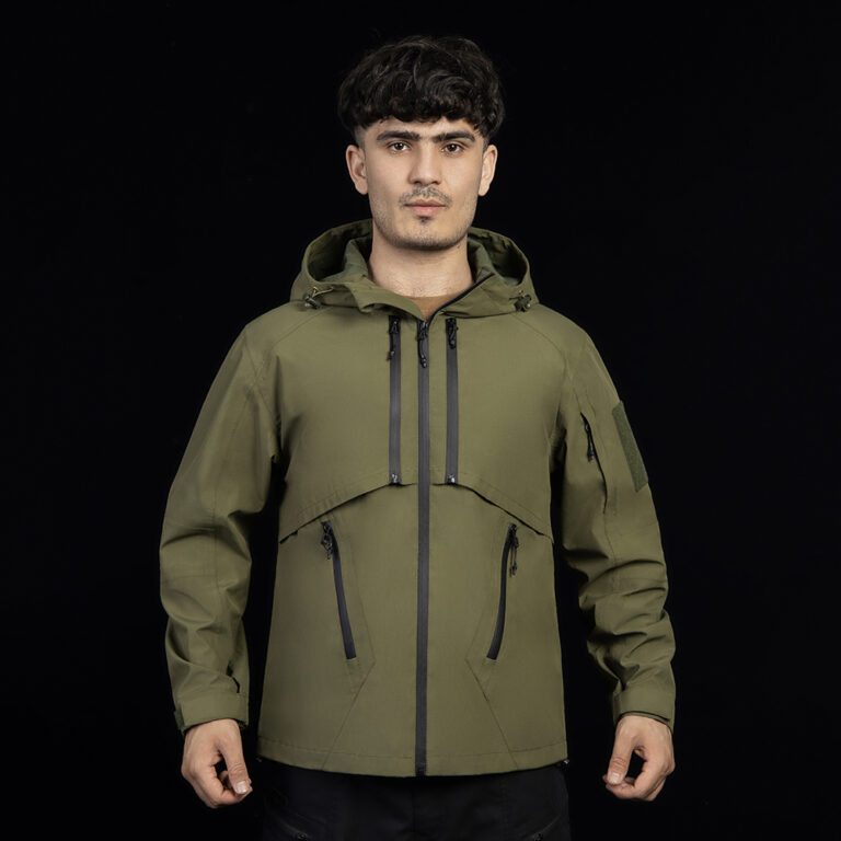 Tactical Outdoor Hooded Hard Shell Jacket