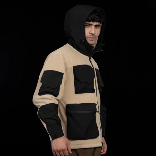 Wholesale Polar Fleece Jacket – Tactical Outdoor Fleece with Multiple Pockets - Image 3