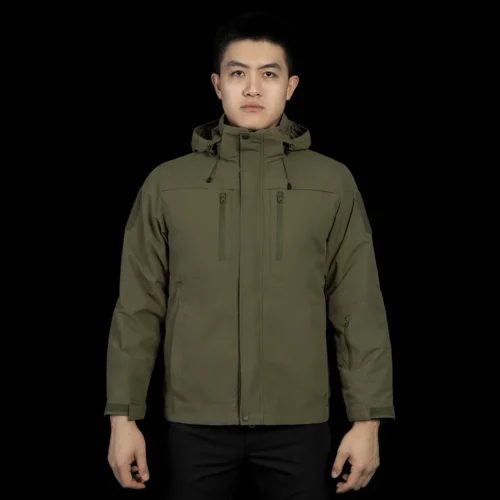 Winter Tactical Coat – 3 in 1 Waterproof Military Jacket with Detachable Fleece Liner - Image 3
