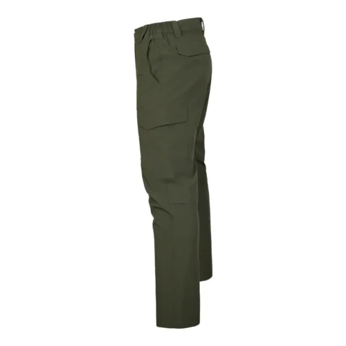 Side view of lightweight tactical pants showing breathable fabric, side cargo pockets, and reinforced panel design for long-term outdoor wear.
