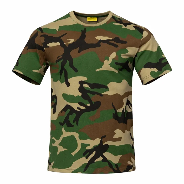 Tactical T Shirt – Jungle Camouflage Front | Combat Training T-Shirt