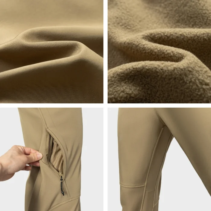 Lightweight Tactical Pants Fabric Detail – Breathable Softshell Material