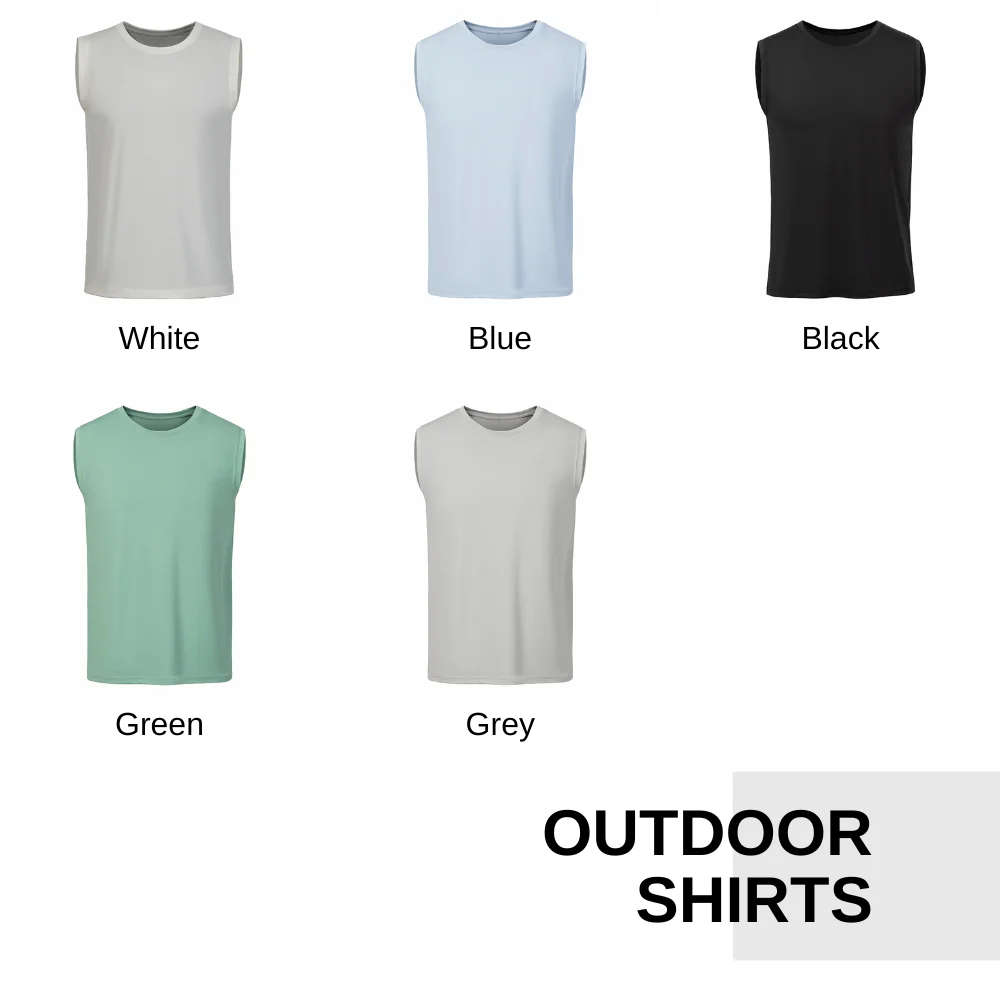 Quick Dry Shirt available in white, blue, black and green color options for bulk supply and OEM production.