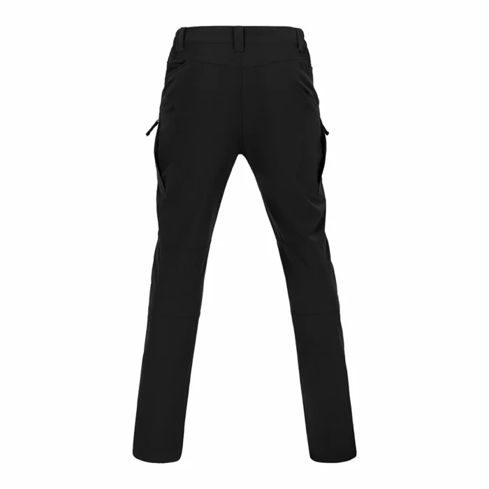 Tactical Cargo Pants Black – Rear View Functional Fit