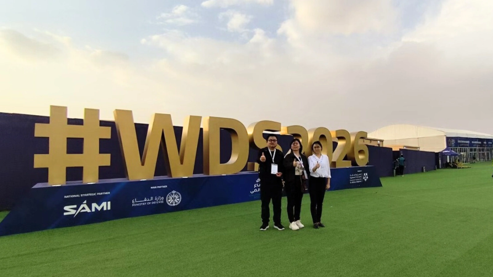 Wuhan Fronter team at World Defense Show 2026 in Riyadh Saudi Arabia